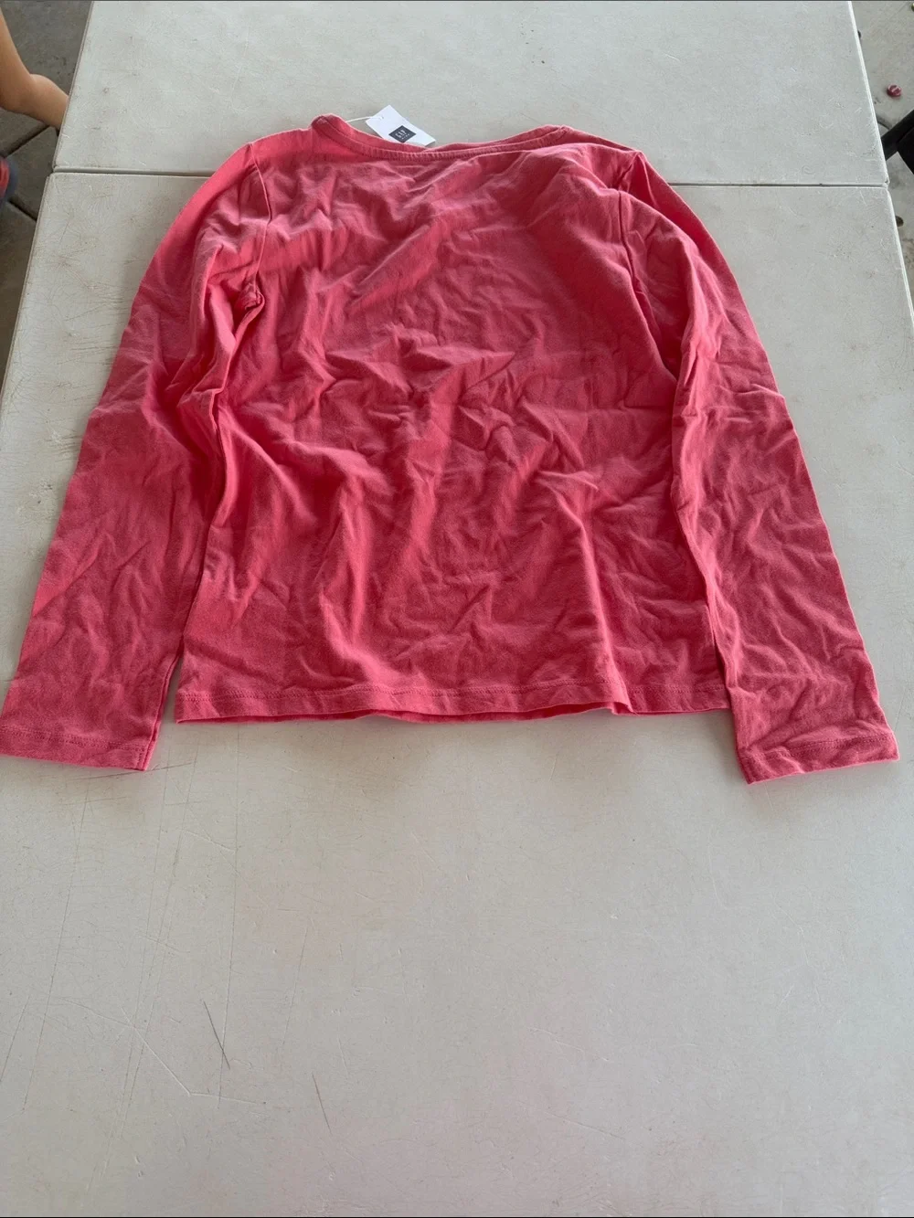 NWT GAPKIDS Pink Long-Sleeve Graphic Tee with Doodle Prints